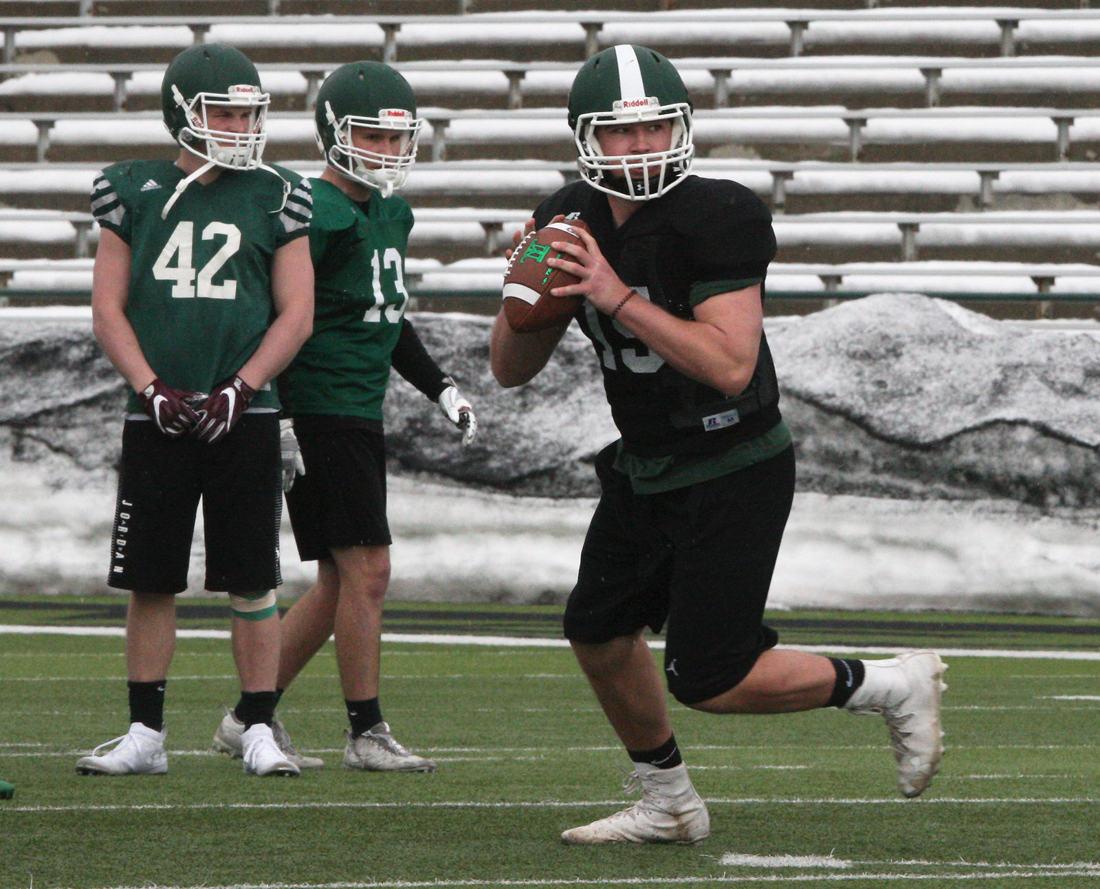 Tech spring football - Brandon Battle (copy)